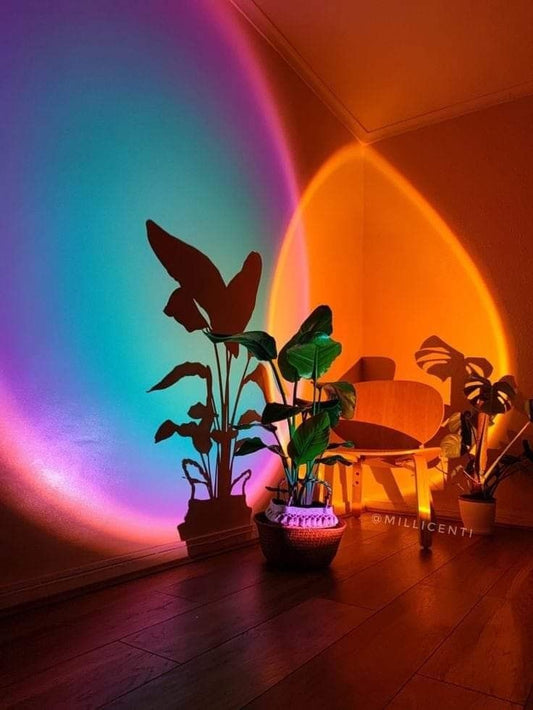 Lámpara proyectora de atardeceres con 16 colores
