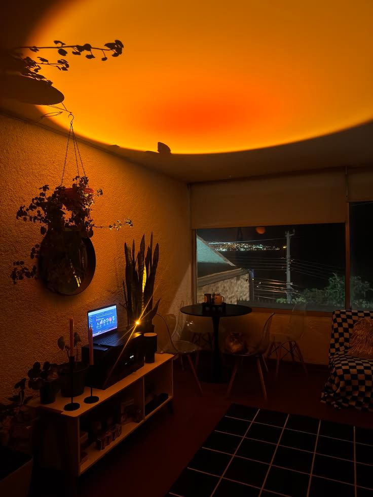 Lámpara proyectora de atardeceres con 16 colores