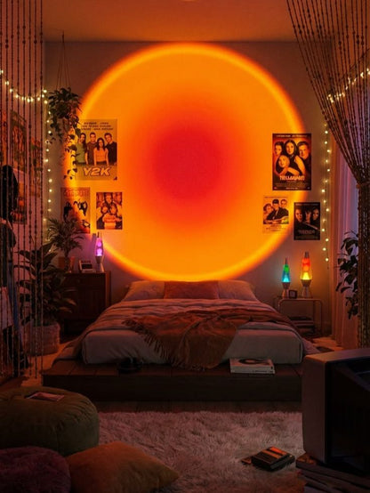 Lámpara proyectora de atardeceres con 16 colores